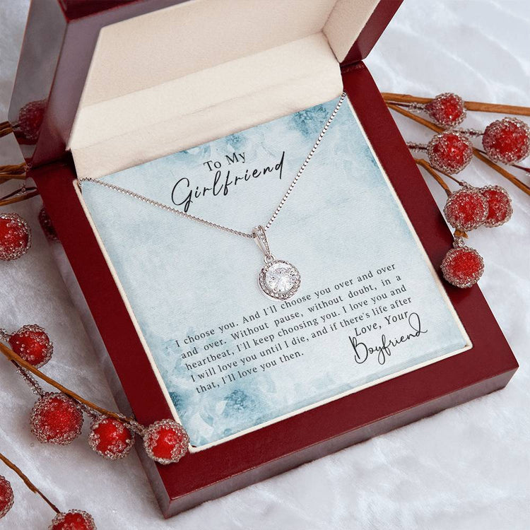 To My Girlfriend - Eternal Hope Necklace - Marlofy.com
