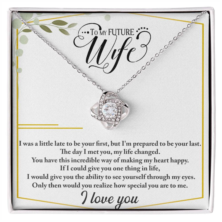 Future Wife - Love Knot Necklace - Marlofy.com