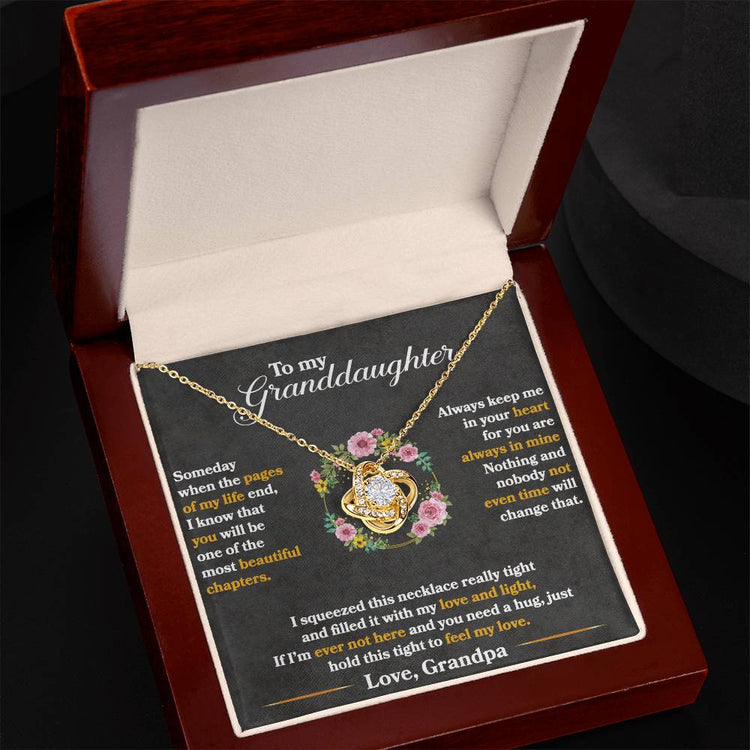 Keep Me In Your Heart - Love Knot Necklace - Marlofy.com