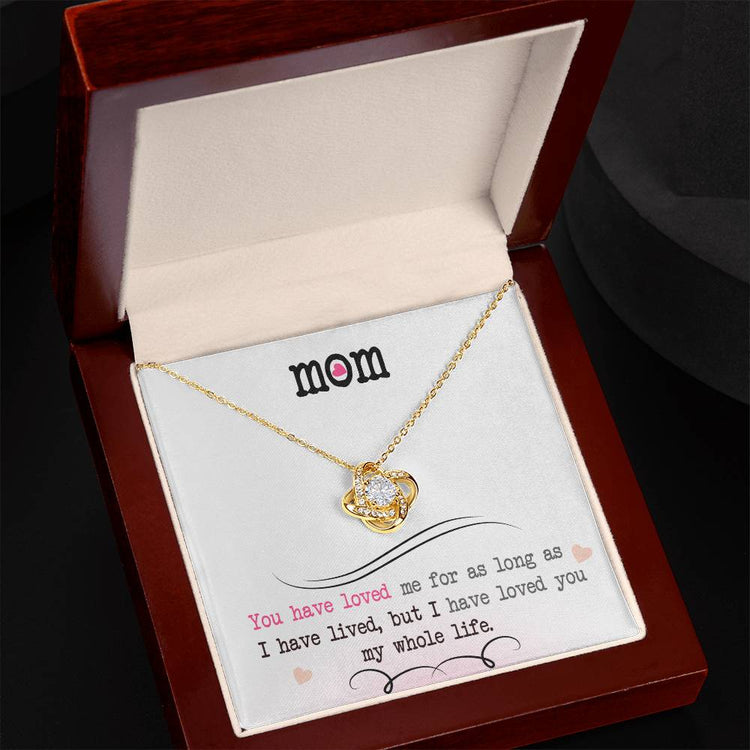 My Whole Life - Love Knot Necklace - Marlofy.com