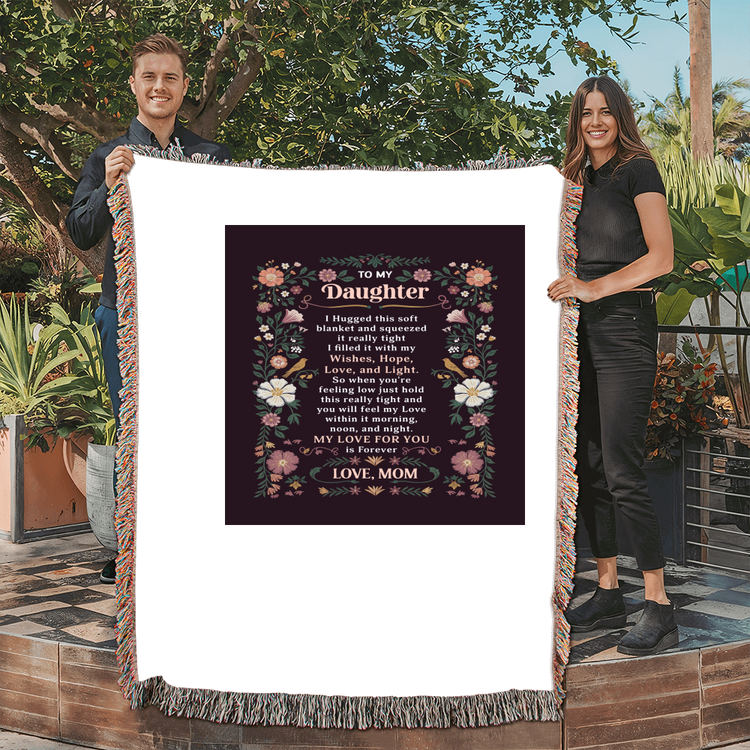 To My Daughter - Heirloom Blanket - Marlofy.com