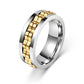 Stainless Steel Spinner Fidget Ring for Men - Marlofy.com
