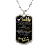 Dad To Be - Dog Tag Necklace - Marlofy.com