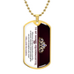 My Badass Granddaughter - Dog Tag Necklace - Marlofy.com