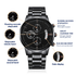To My Firefighter Husband Need You Here With Us (Charcoal Black) – Men&