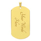 Believe In Yourself - Dog Tag Necklace - Marlofy.com