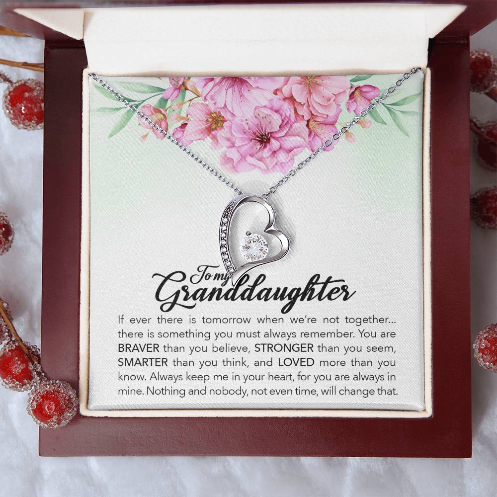 Brave Granddaughter - Forever Love Necklace - Marlofy.com