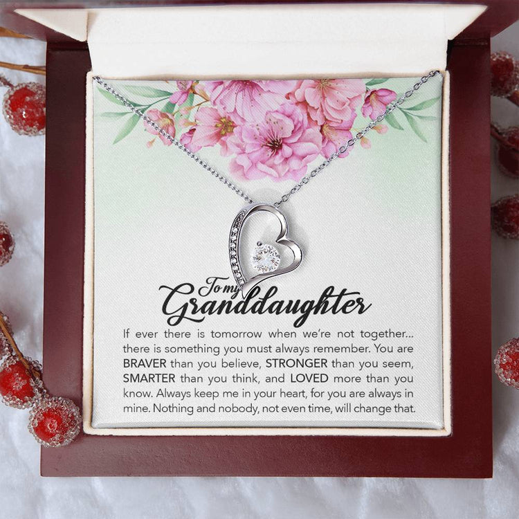 Brave Granddaughter - Forever Love Necklace - Marlofy.com
