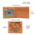 To My Stepdad Choice to Love – Leather Wallet - Marlofy.com