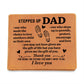 To My Stepdad Choice to Love – Leather Wallet - Marlofy.com