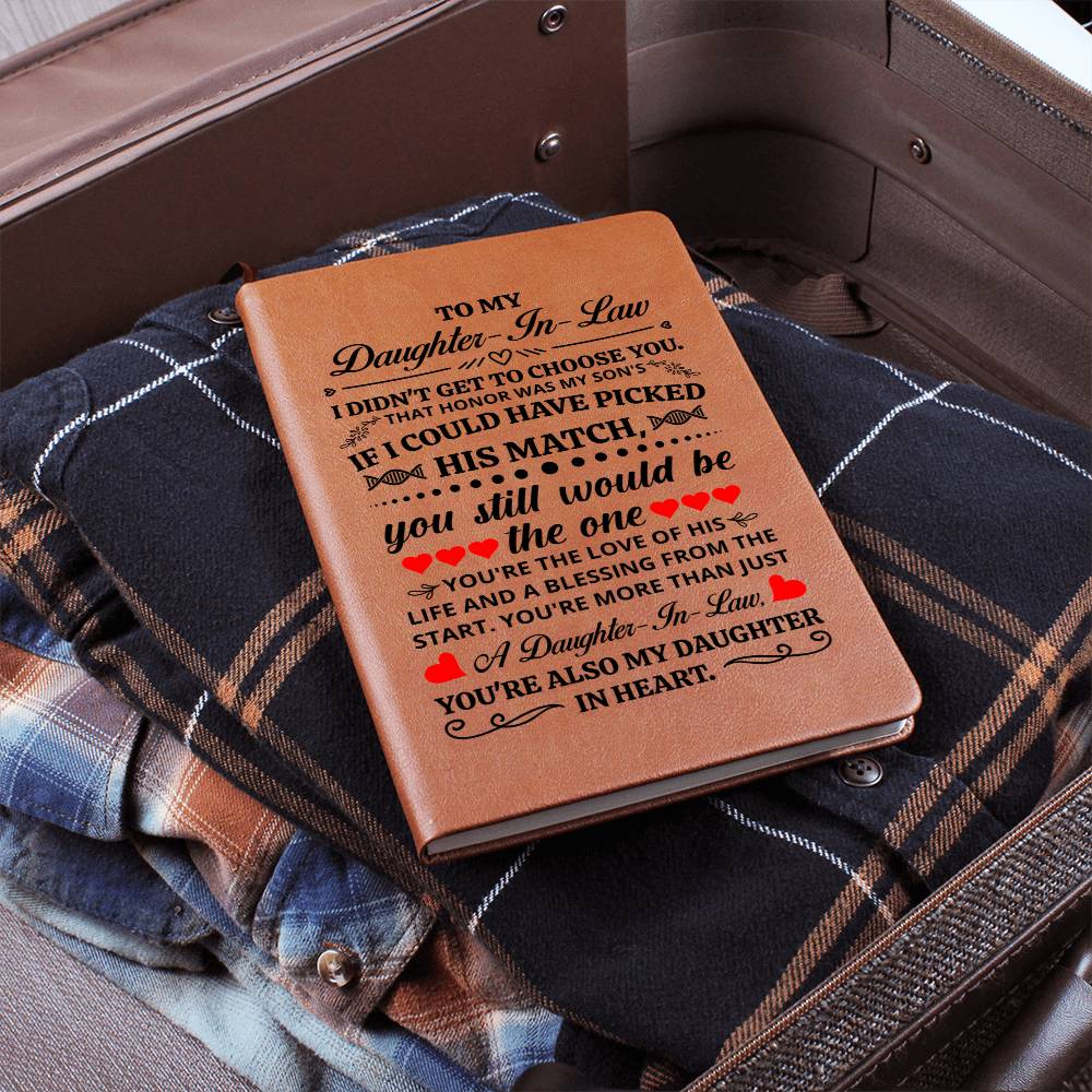 To My Daughter-in-Law Honor – Leather Journal - Marlofy.com