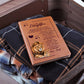 To My Daughter Your Crown – Leather Journal - Marlofy.com