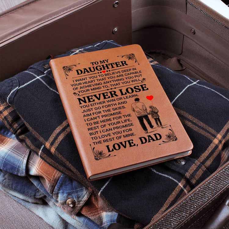 To My Daughter Promise – Leather Journal - Marlofy.com