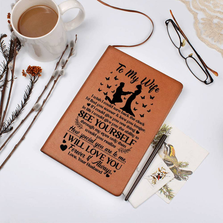To My Wife Sooner – Leather Journal - Marlofy.com