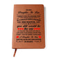 To My Daughter-in-Law Honor – Leather Journal - Marlofy.com