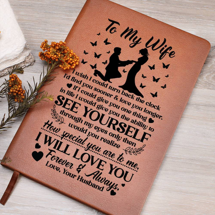 To My Wife Sooner – Leather Journal - Marlofy.com