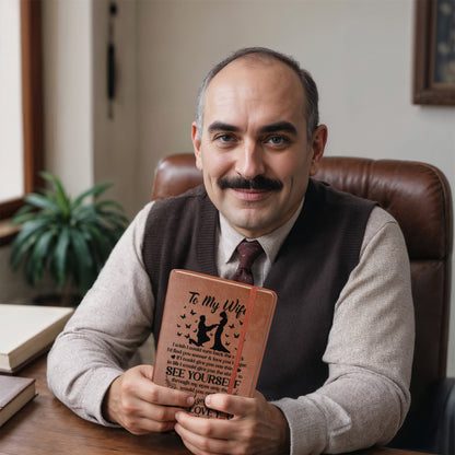 To My Wife Sooner – Leather Journal - Marlofy.com
