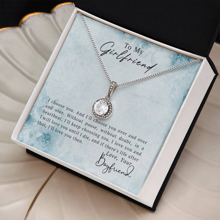 To My Girlfriend - Eternal Hope Necklace - Marlofy.com