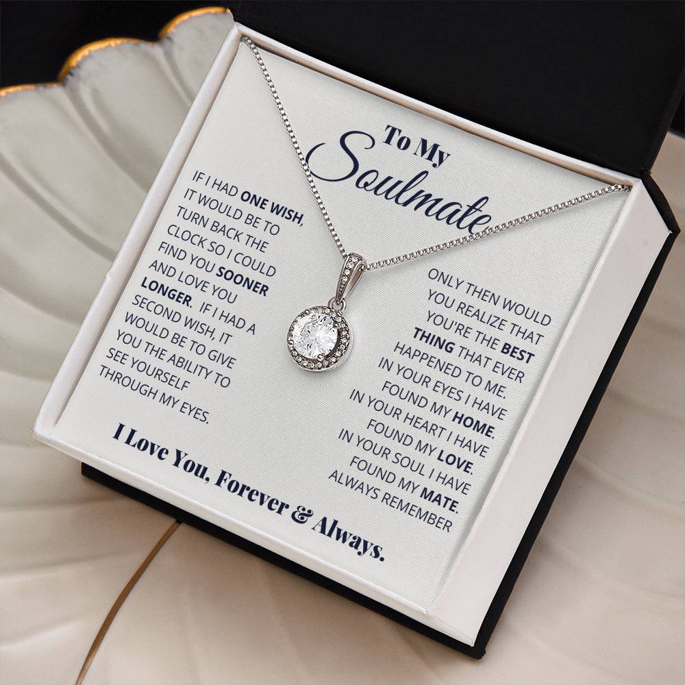 To My Soulmate - Eternal Hope Necklace - Marlofy.com