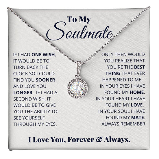 To My Soulmate - Eternal Hope Necklace - Marlofy.com