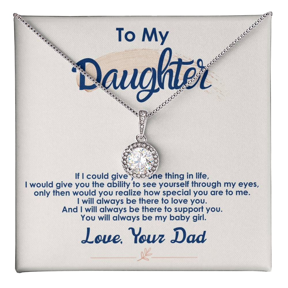 Always Be My Baby Girl - Eternal Hope Necklace - Marlofy.com