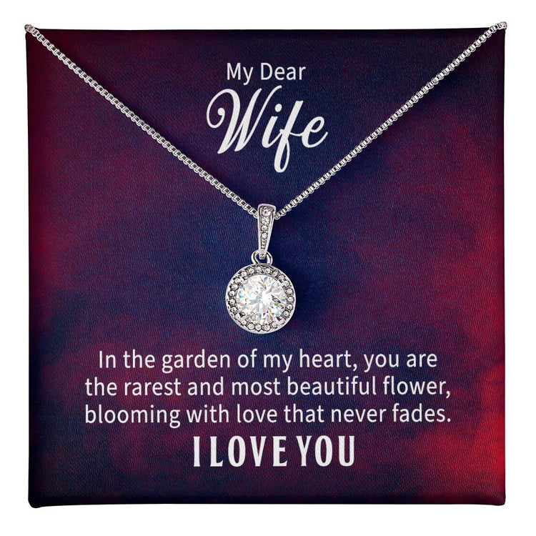 My Wife My Flower - Eternal Hope Necklace - Marlofy.com