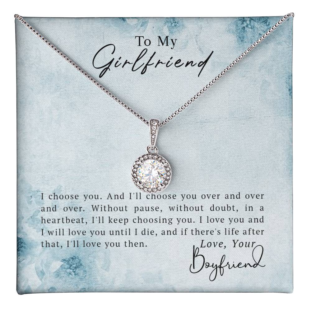 To My Girlfriend - Eternal Hope Necklace - Marlofy.com
