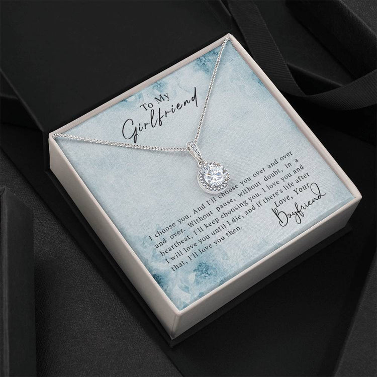 To My Girlfriend - Eternal Hope Necklace - Marlofy.com