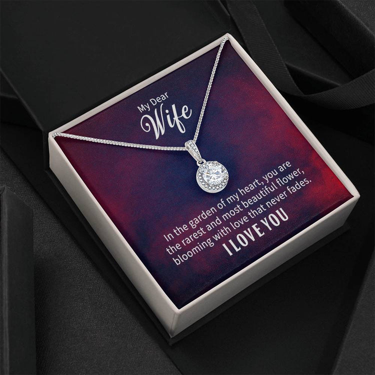 My Wife My Flower - Eternal Hope Necklace - Marlofy.com