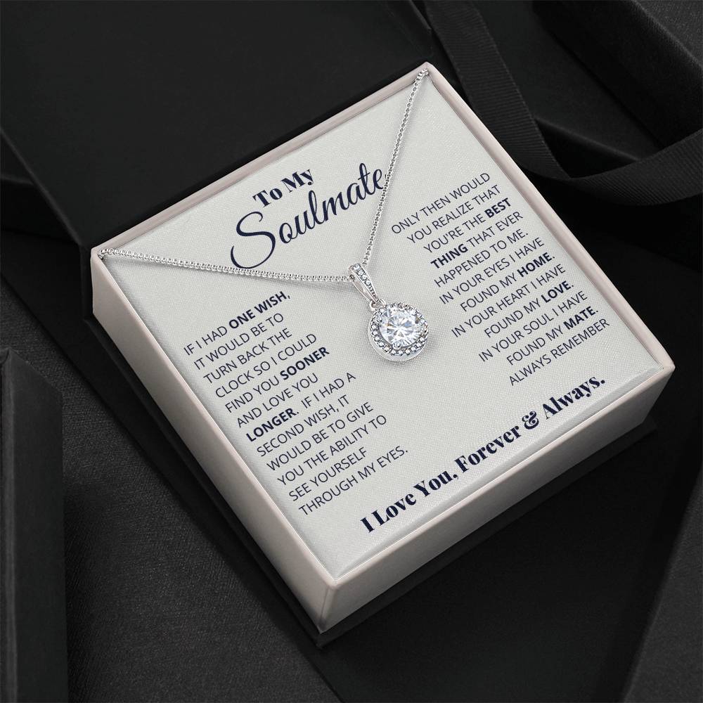 To My Soulmate - Eternal Hope Necklace - Marlofy.com