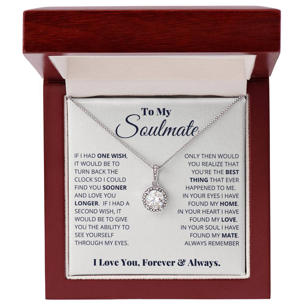 To My Soulmate - Eternal Hope Necklace - Marlofy.com