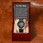 To My Man Life, Love, Best Friend – Luxury Openwork Watch - Marlofy.com