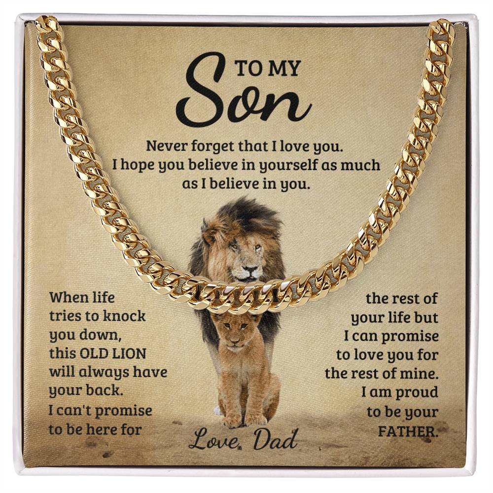Never Forget - Cuban Link Chain - Marlofy.com