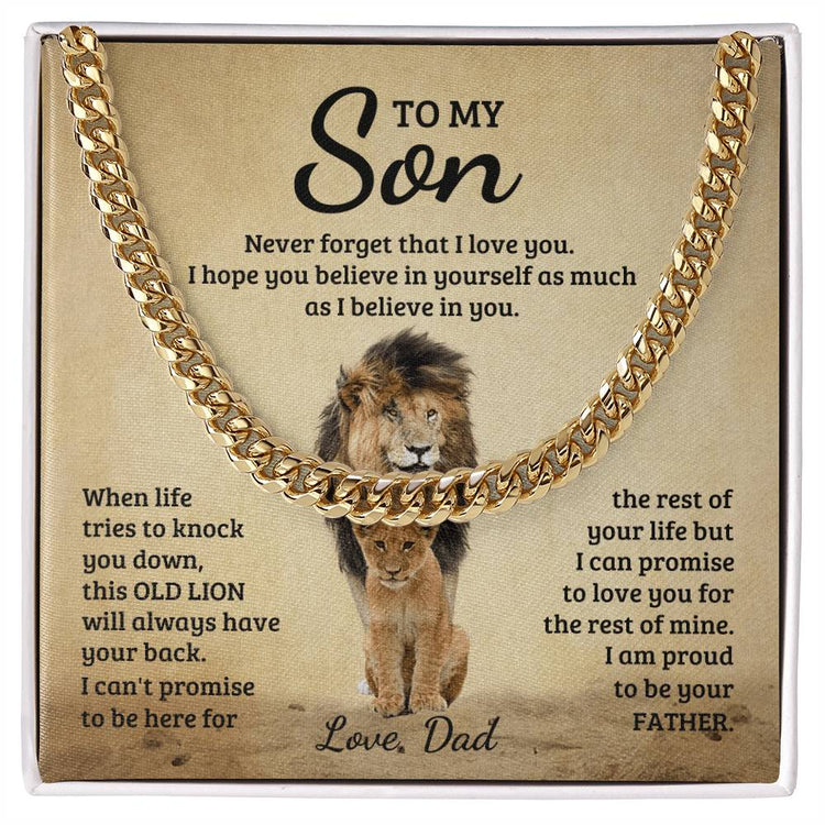 Never Forget - Cuban Link Chain - Marlofy.com