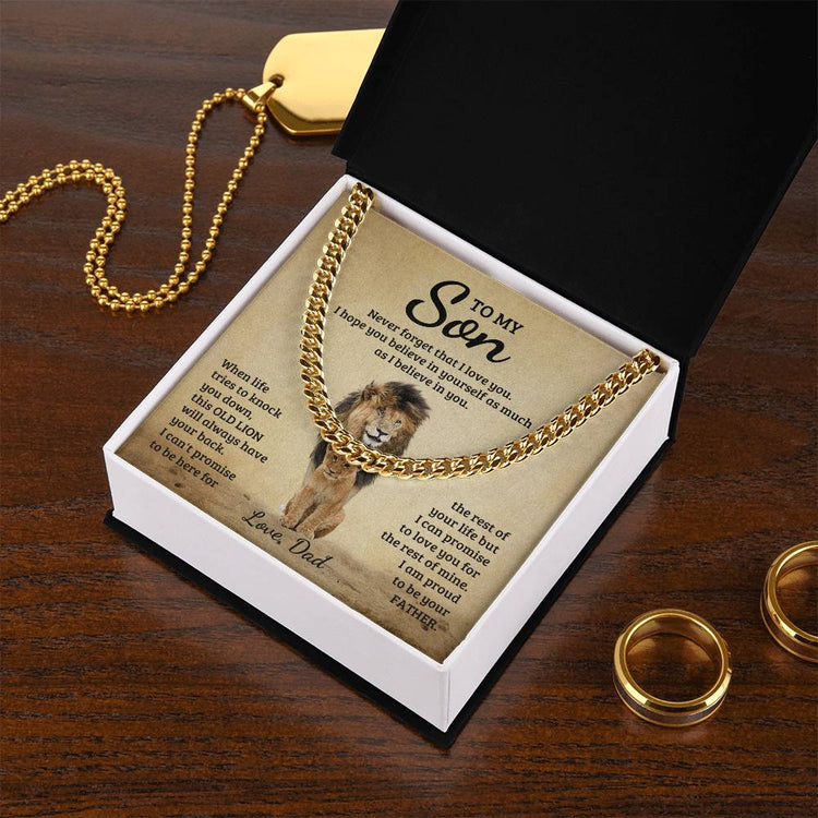 Never Forget - Cuban Link Chain - Marlofy.com