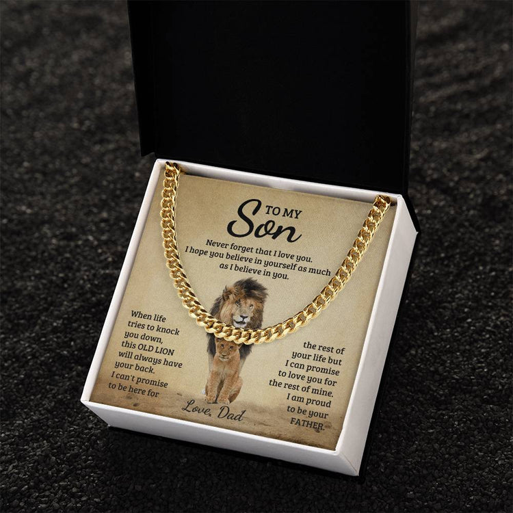 Never Forget - Cuban Link Chain - Marlofy.com