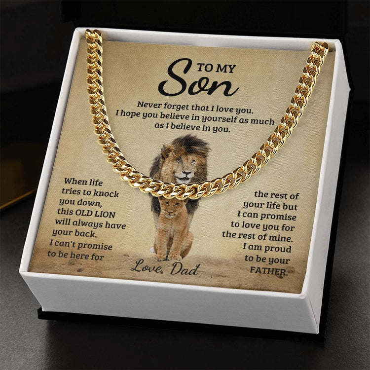 Never Forget - Cuban Link Chain - Marlofy.com