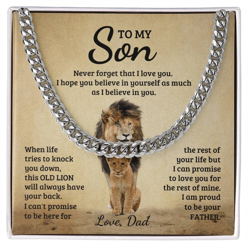 Never Forget - Cuban Link Chain - Marlofy.com