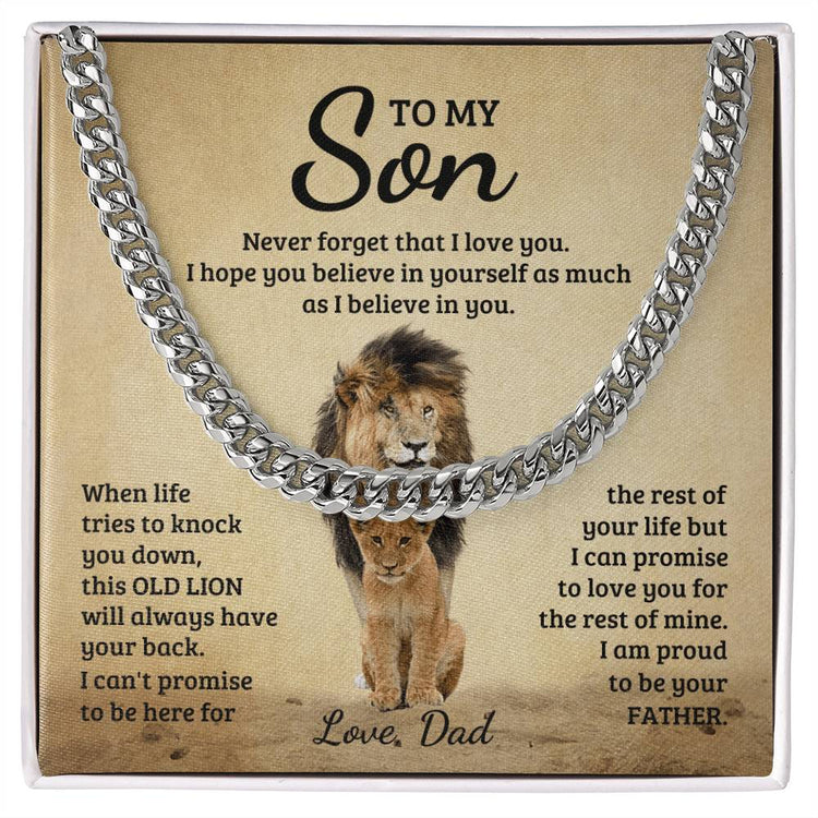 Never Forget - Cuban Link Chain - Marlofy.com