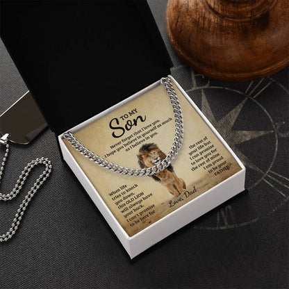 Never Forget - Cuban Link Chain - Marlofy.com