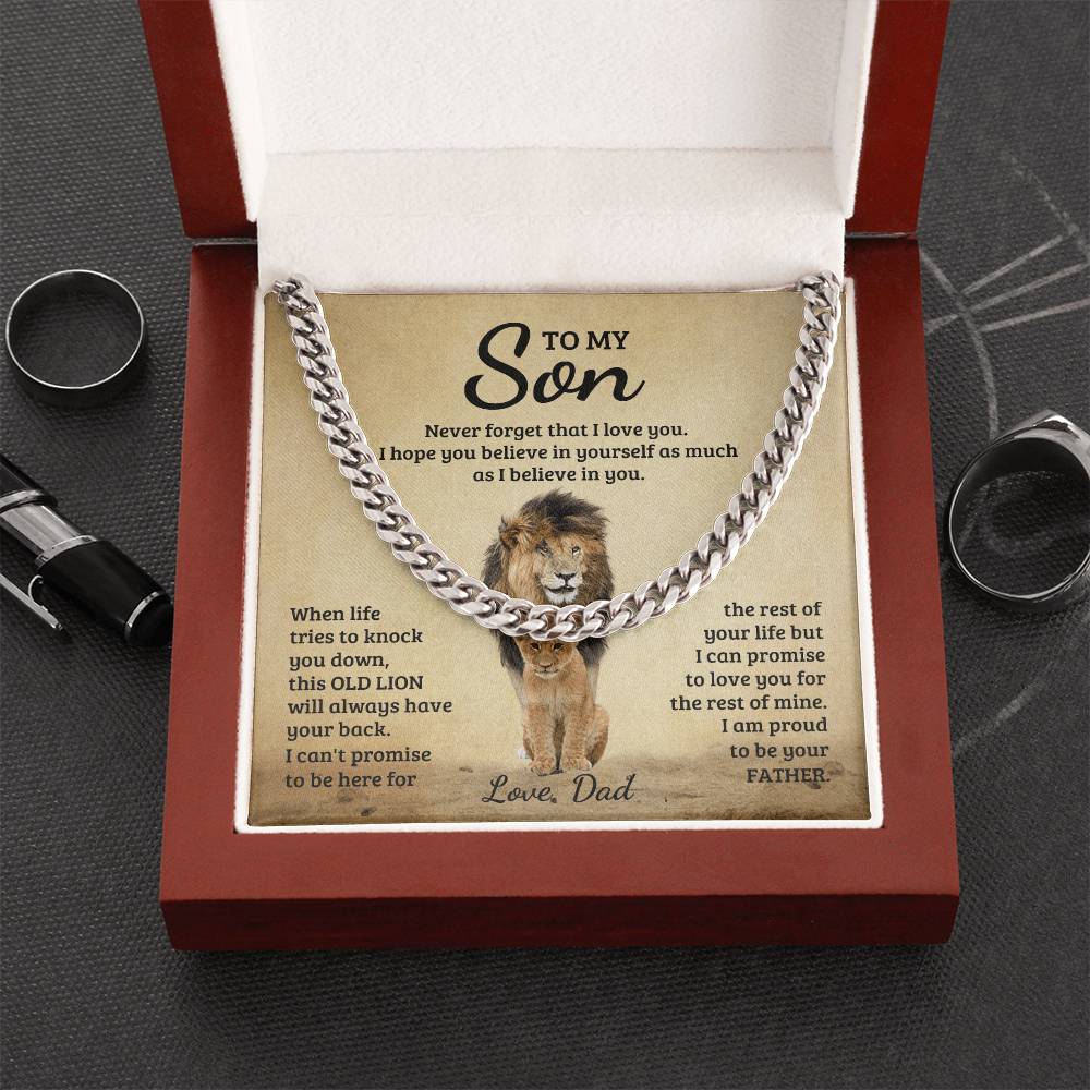 Never Forget - Cuban Link Chain - Marlofy.com