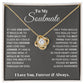 To My Soulmate - Love Knot Necklace - Marlofy.com