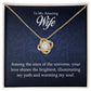 To My Amazing Wife - Love Knot Necklace - Marlofy.com
