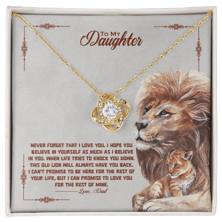 Never Forget - Love Knot Necklace - Marlofy.com