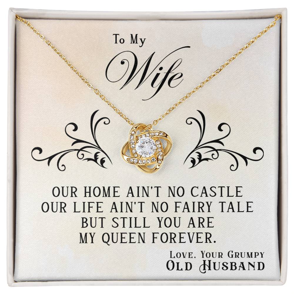 My Queen Forever - Love Knot Necklace - Marlofy.com
