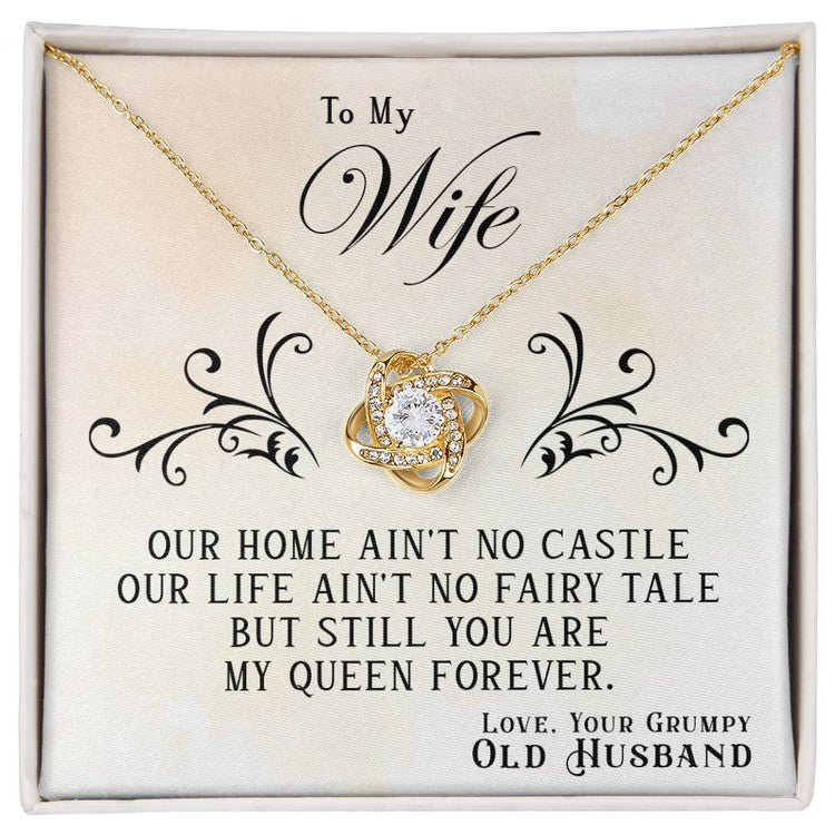 My Queen Forever - Love Knot Necklace - Marlofy.com
