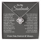 To My Soulmate - Love Knot Necklace - Marlofy.com