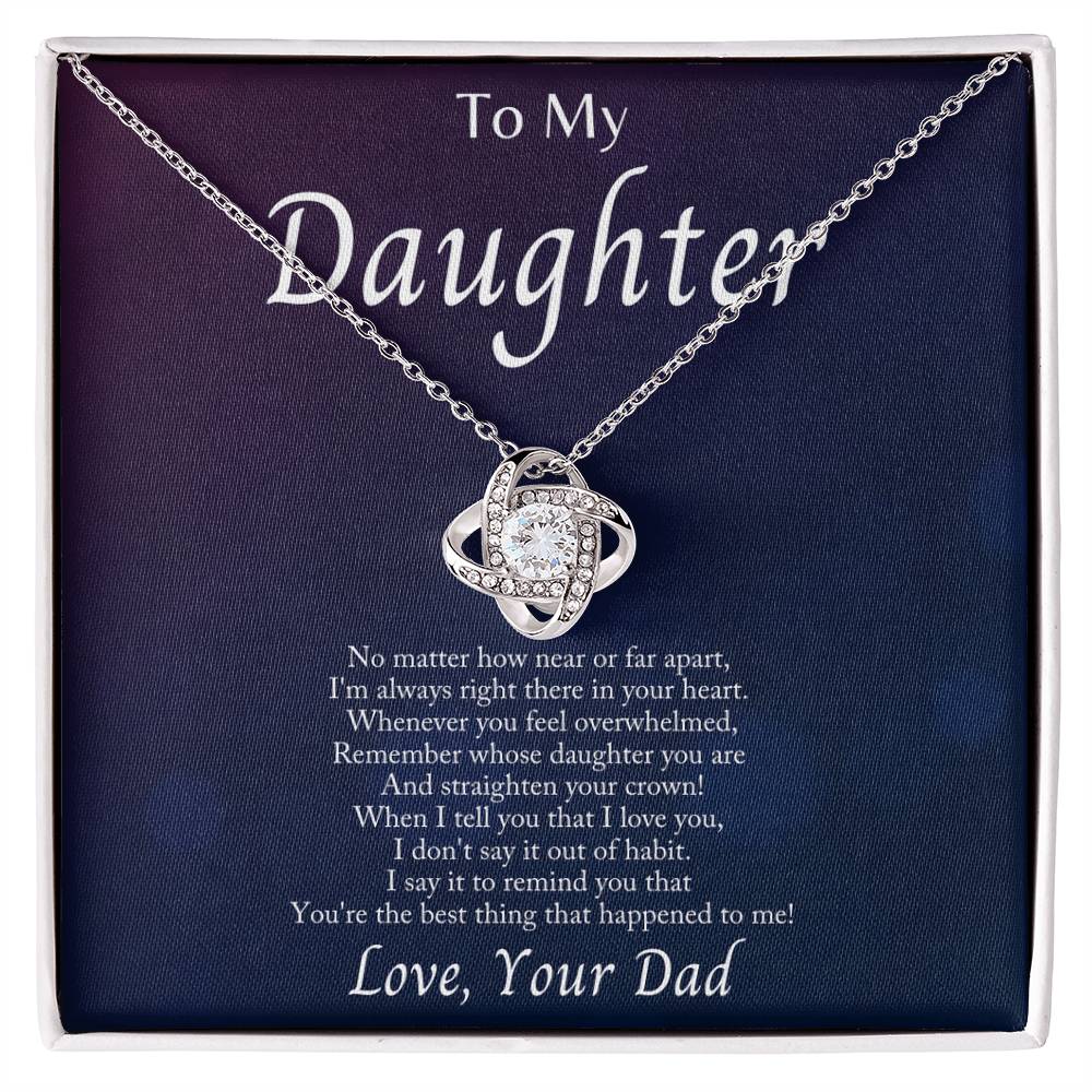 Im Always With You - Love Knot Necklacec - Marlofy.com