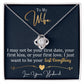 To My Last Everything - Love Knot Necklace - Marlofy.com