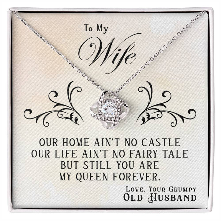 My Queen Forever - Love Knot Necklace - Marlofy.com